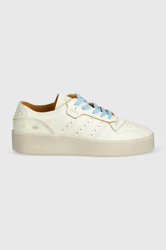 adidas Originals leather sneakers Rivalry Summer Low beige color ID2844