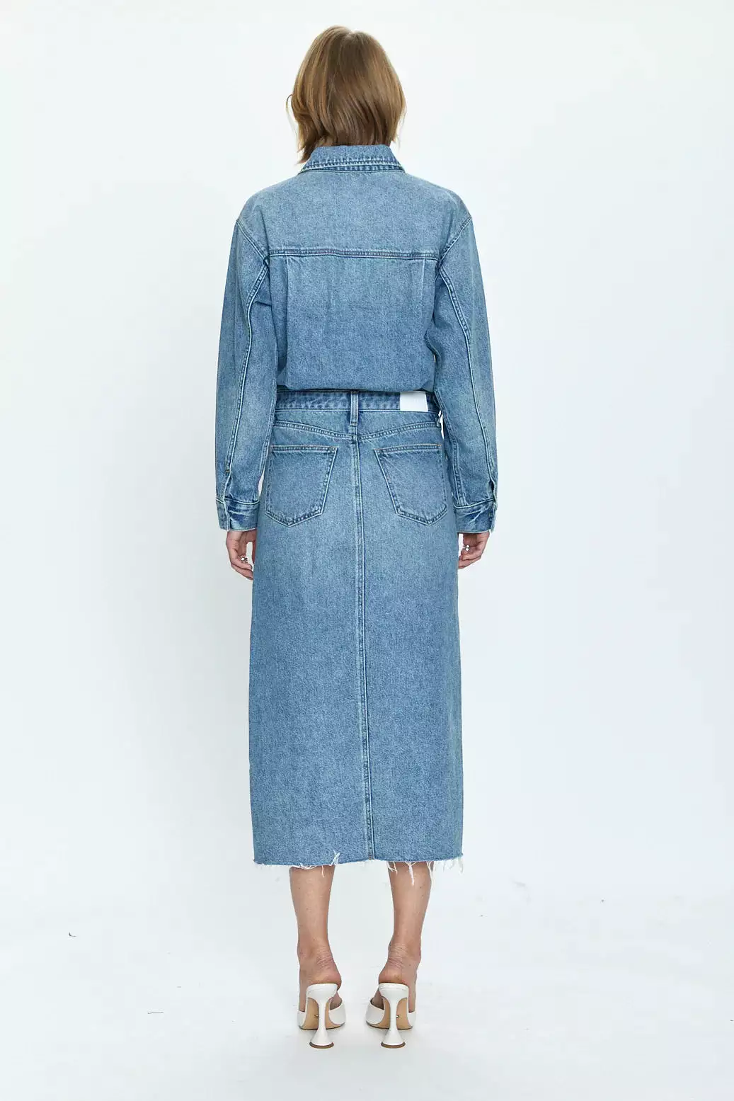 AMIRA DENIM DRESS