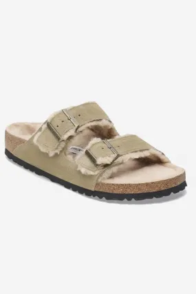 Arizona Shearling Regular Fit Sandal in Taupe