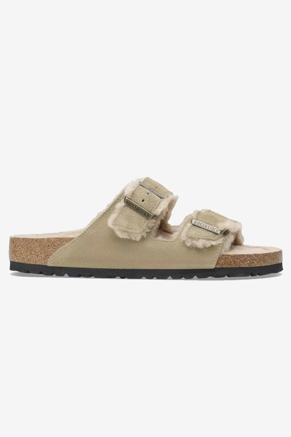 Arizona Shearling Regular Fit Sandal in Taupe