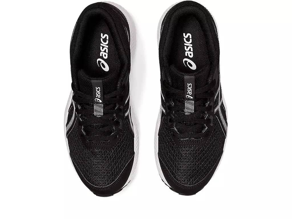 ASICS JUNIOR CONTEND 8 GS BLACK/WHITE SHOES