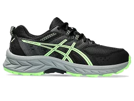 ASICS JUNIOR GEL VENTURE GS BLACK/GREEN SHOES