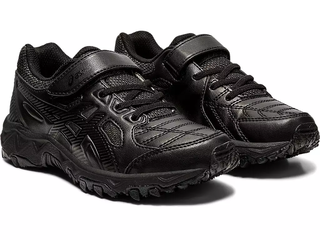 ASICS KIDS GEL-TRIGGER 12 TX TRIPLE BLACK SHOES