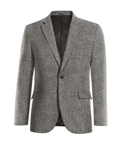  Blazer gris claro de donegal tweed edición limitada