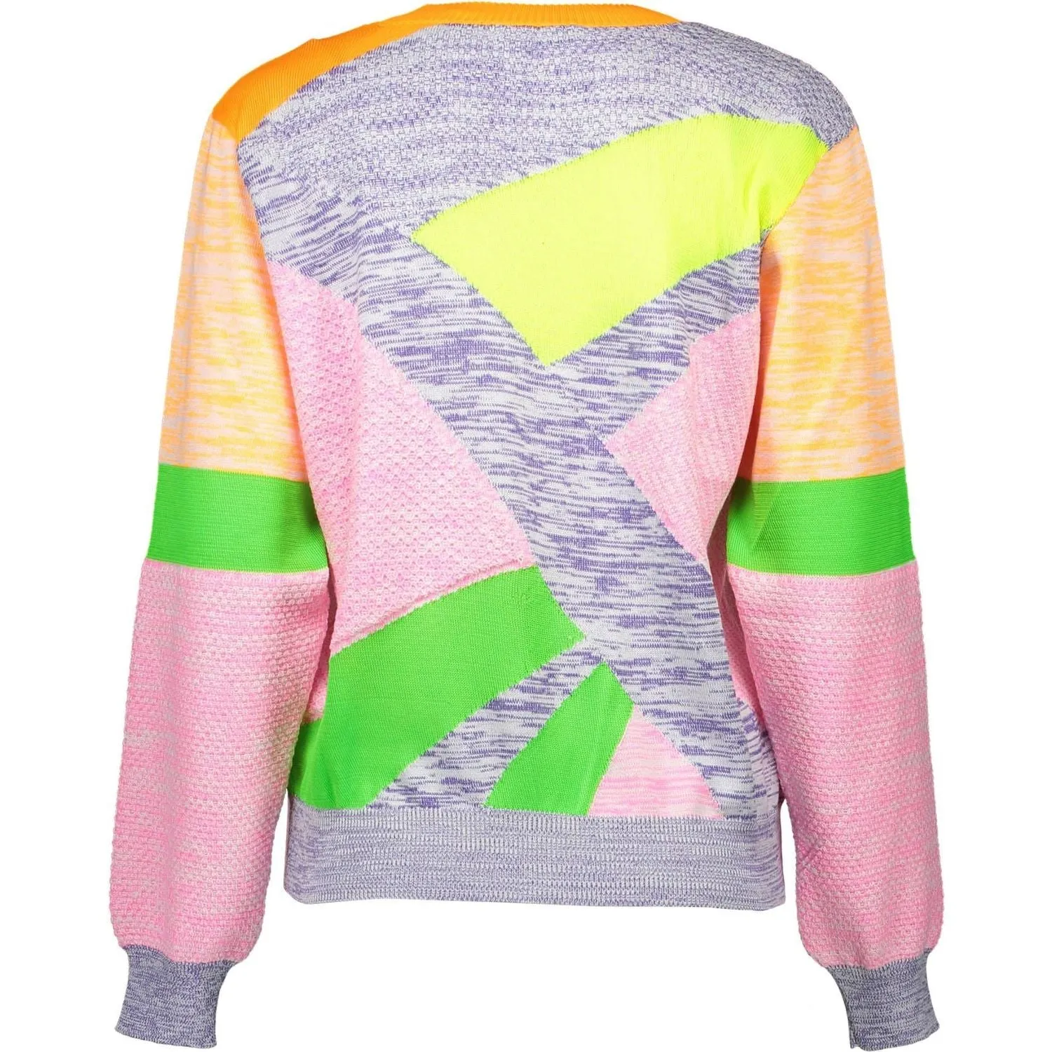 Chic Multicolor Logo Sweater