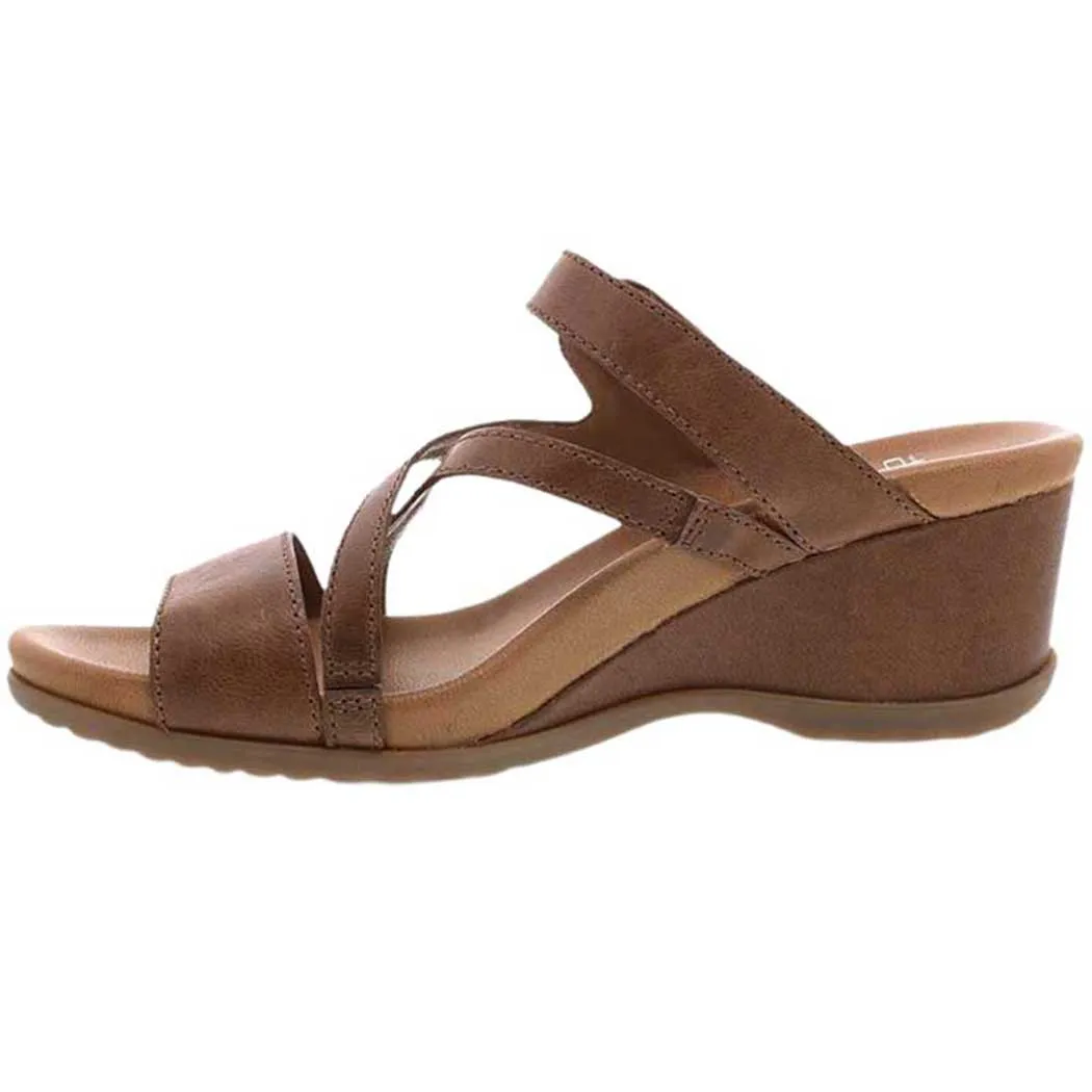 Dansko Ana Sandal Tan Glazed (Women's)