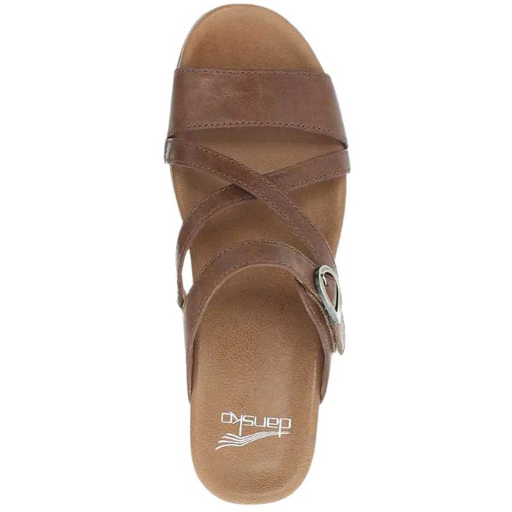 Dansko Ana Sandal Tan Glazed (Women's)