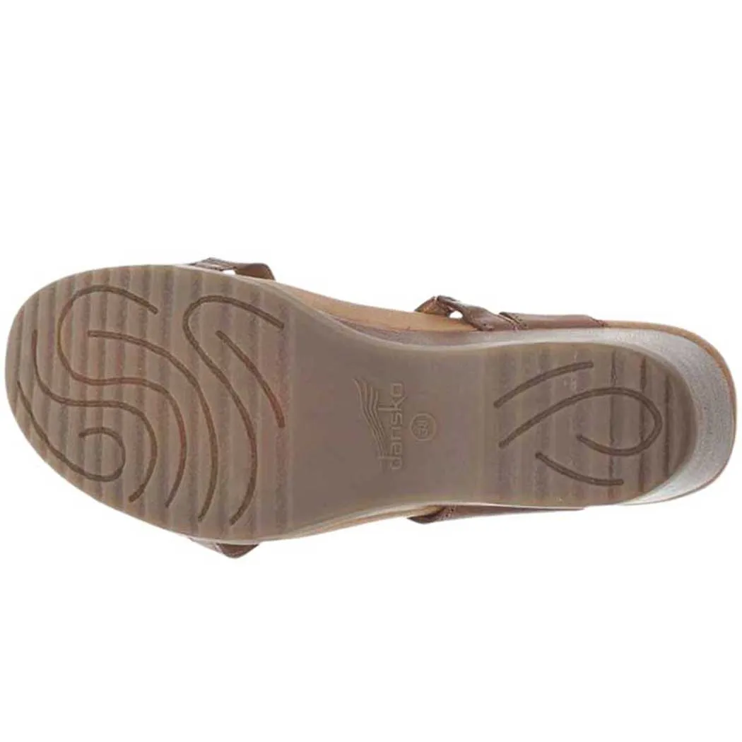 Dansko Ana Sandal Tan Glazed (Women's)