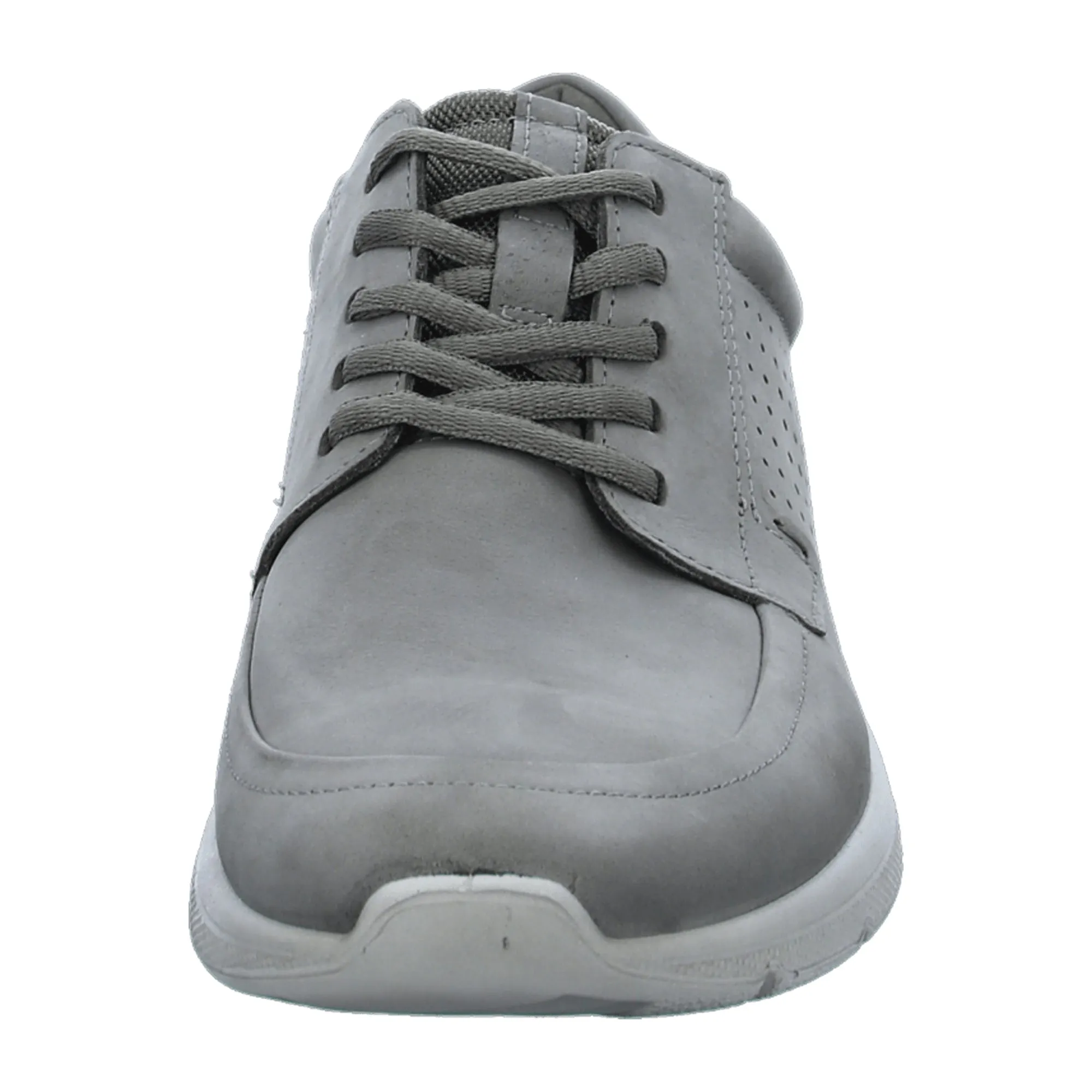 ECCO Irving Men's Casual Grey Lace-Up Sneakers - Stylish & Comfortable