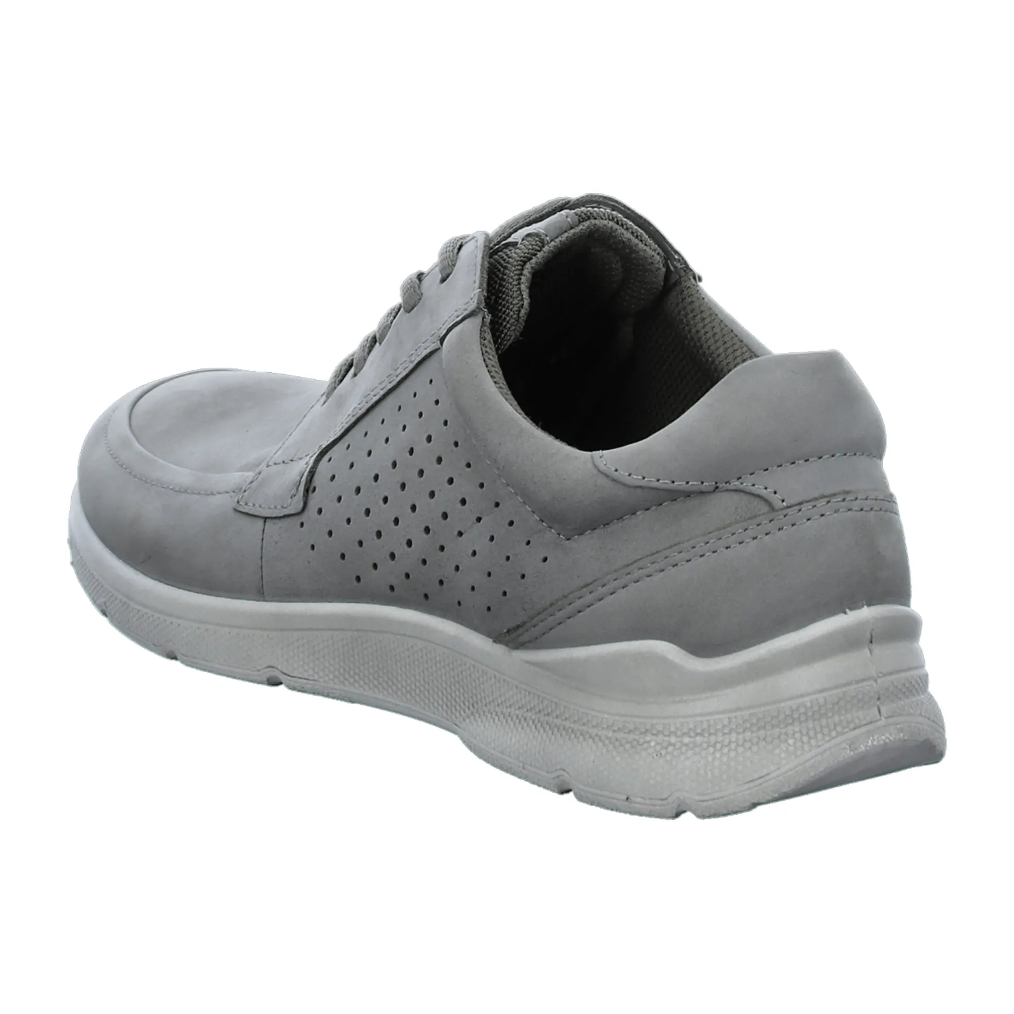 ECCO Irving Men's Casual Grey Lace-Up Sneakers - Stylish & Comfortable