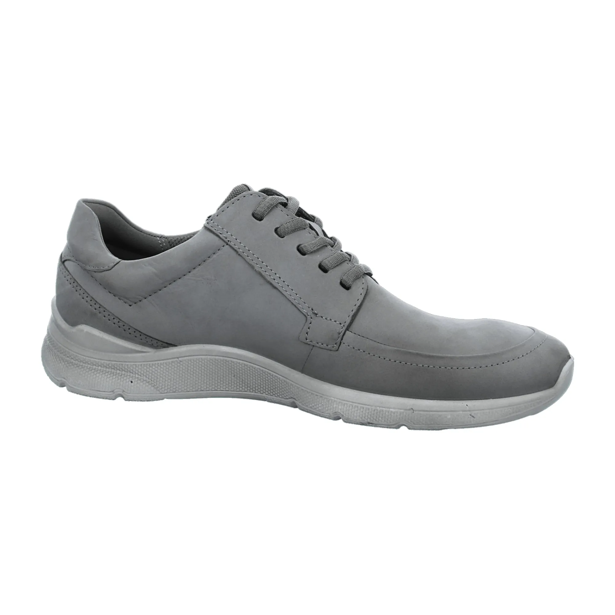 ECCO Irving Men's Casual Grey Lace-Up Sneakers - Stylish & Comfortable