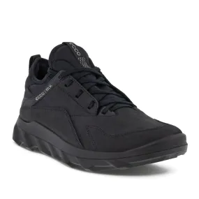 ECCO MX Men's Sneakers Low Black Leather for All Seasons