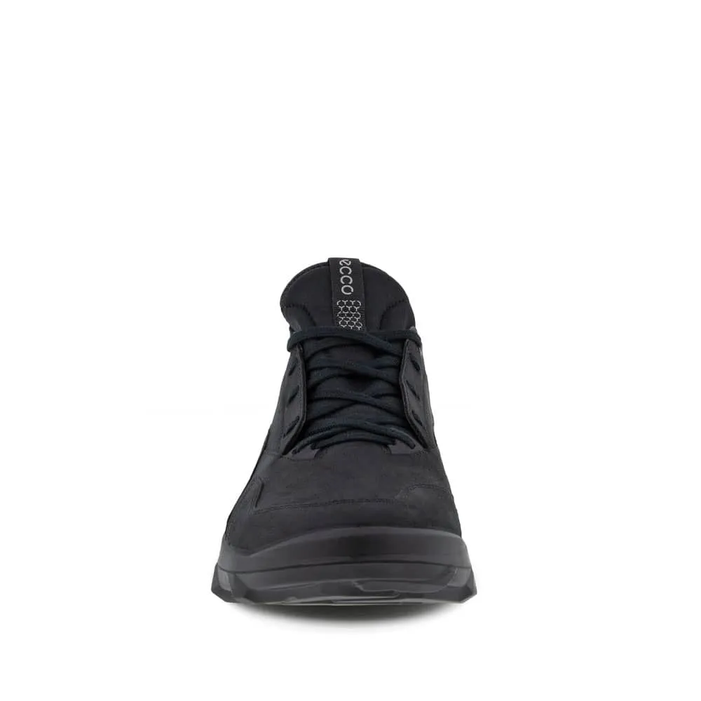 ECCO MX Men's Sneakers Low Black Leather for All Seasons