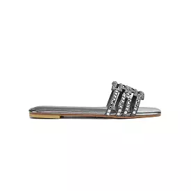 Embellished Slide Sandal MY 329