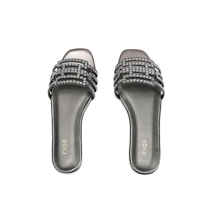 Embellished Slide Sandal MY 329