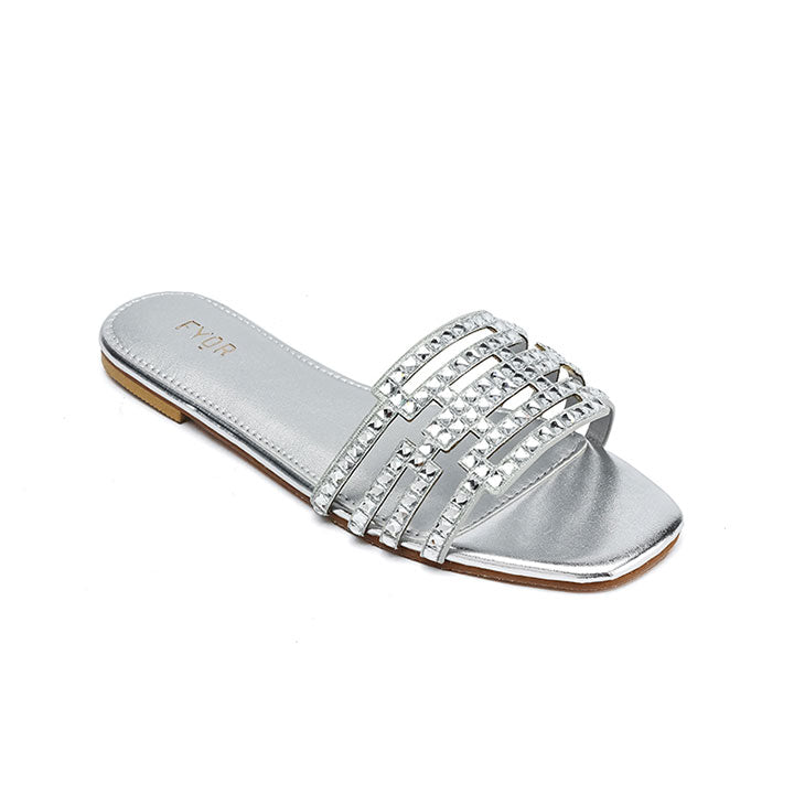 Embellished Slide Sandal MY 329