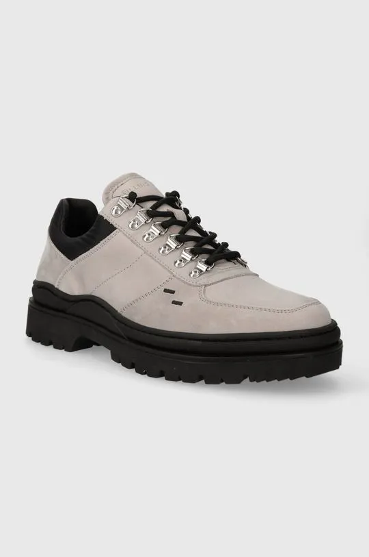 Filling Pieces leather sneakers Mountain Trail gray color 64328991108