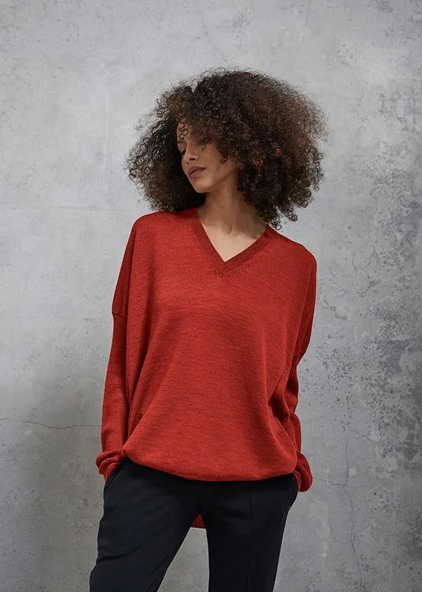 Foster V-Neck Relaxed Sweater