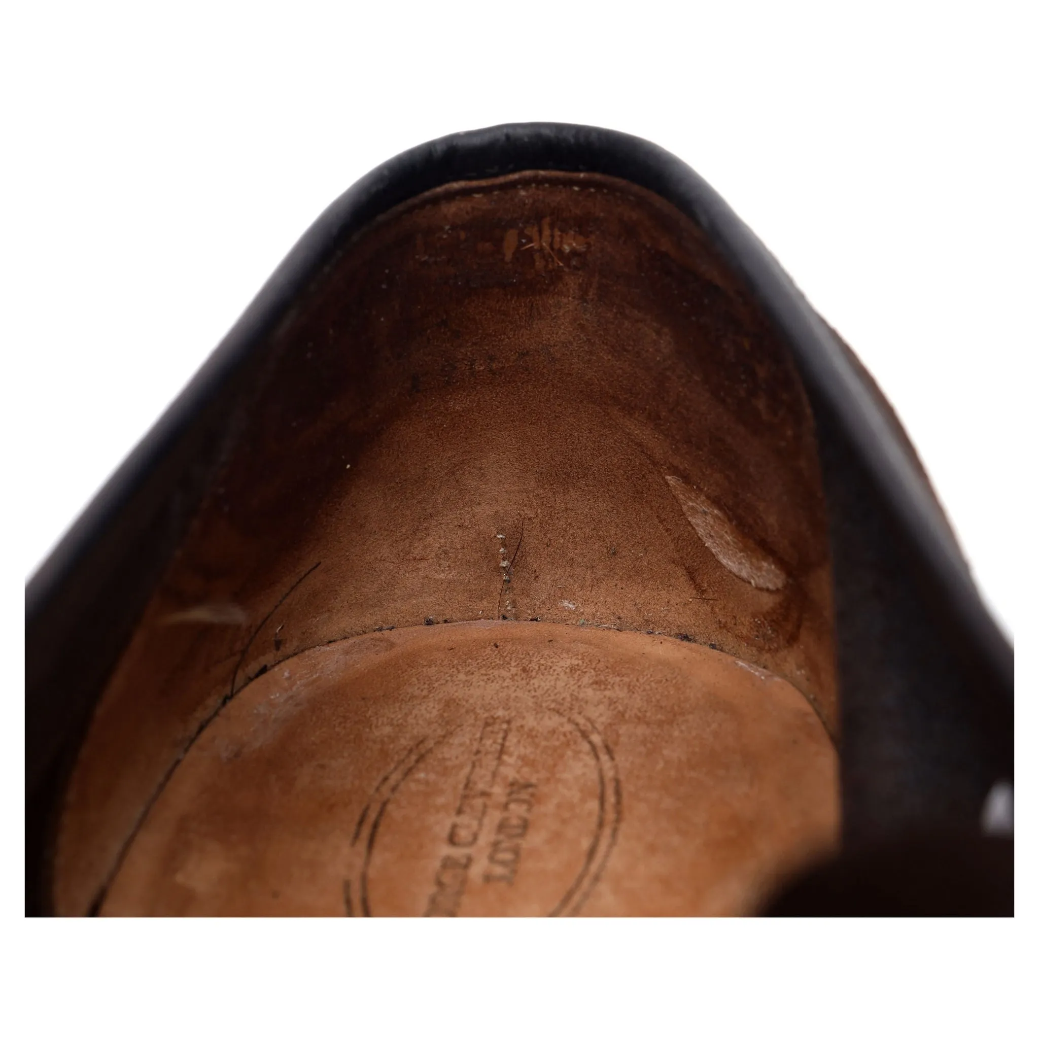 'George' Dark Brown Suede Loafers UK 11 E