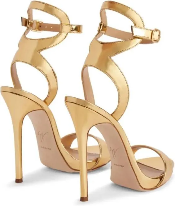 Giuseppe Zanotti Gwyneth 120mm platform sandals Gold