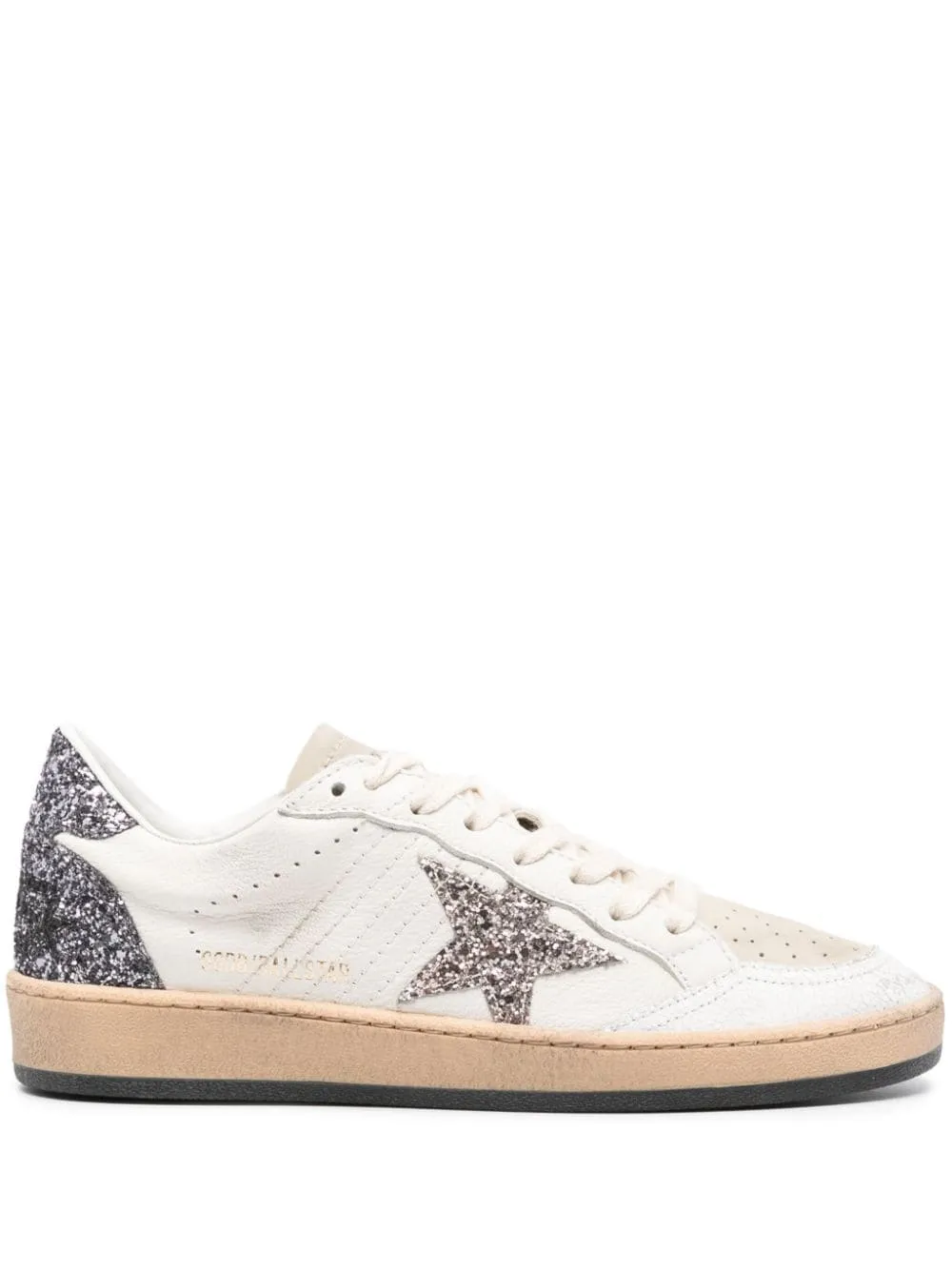 GOLDEN GOOSE Vintage White Lace-Up Sneaker for Women