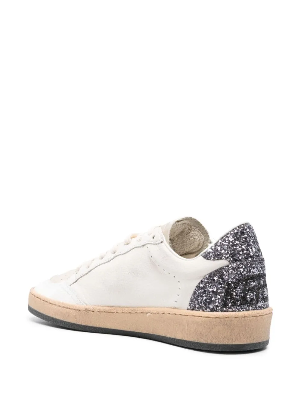 GOLDEN GOOSE Vintage White Lace-Up Sneaker for Women