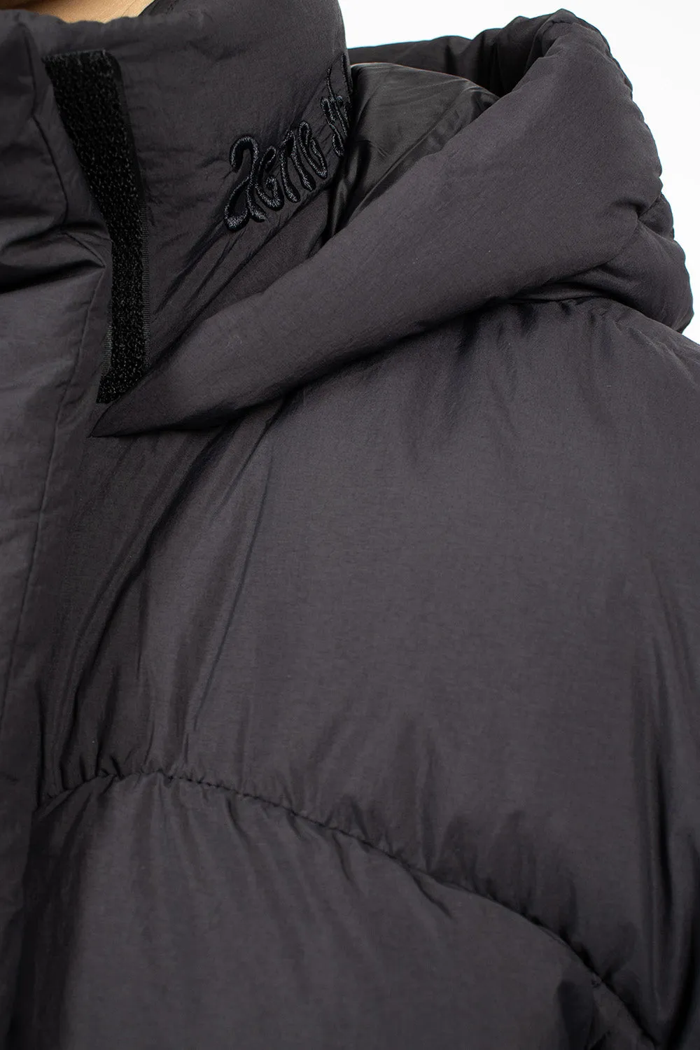 Hooded Puffer Jacket Black