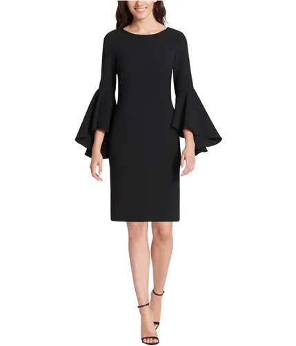 Jessica Howard Womens Flutter Sleeve Sheath Dress