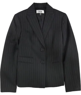 Le Suit Womens Striped Two Button Blazer Jacket, TW2