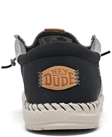 Macy's Hey Dude Men's Wally Funk Nylon Craft Casual Moccasin Sneakers from Finish Line