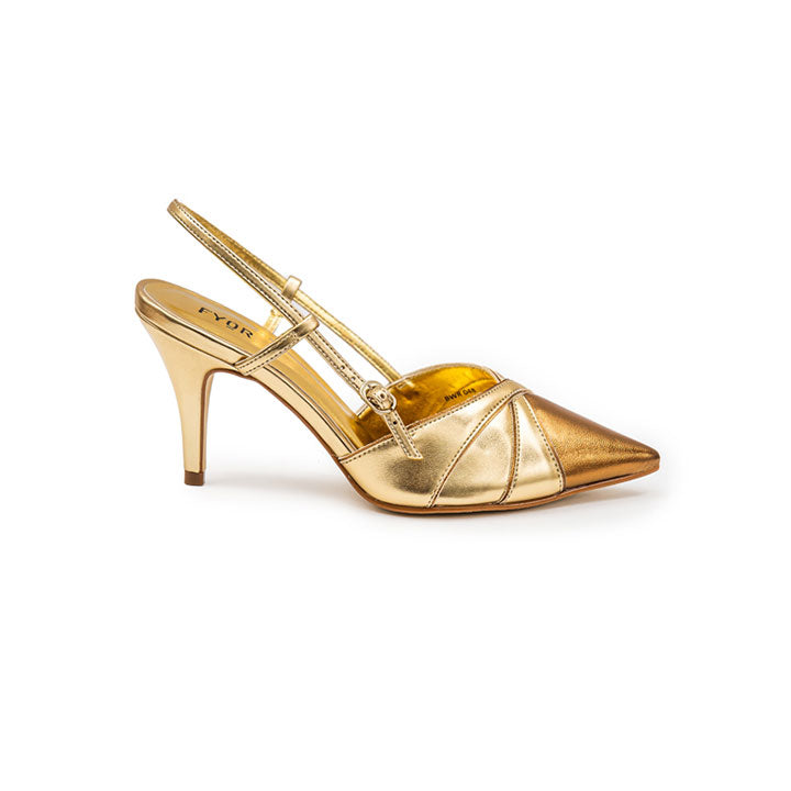 Metallic Ankle Strap Sandal BWR 048