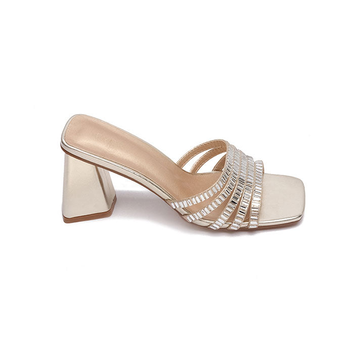 Mirror Embellished Sandal HL 148