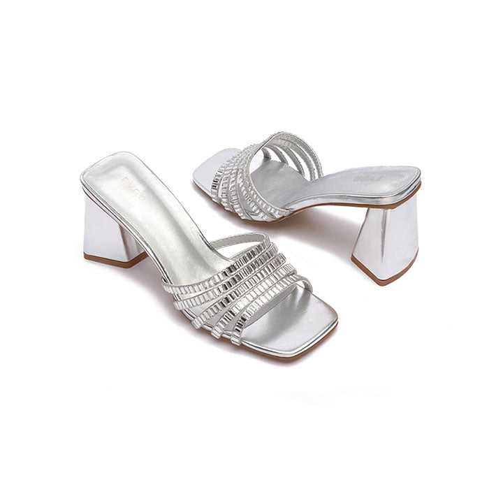 Mirror Embellished Sandal HL 148