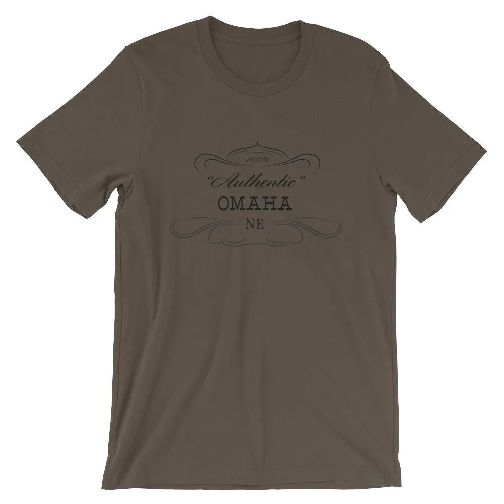 Nebraska - Omaha NE - Short-Sleeve Unisex T-Shirt - Authentic