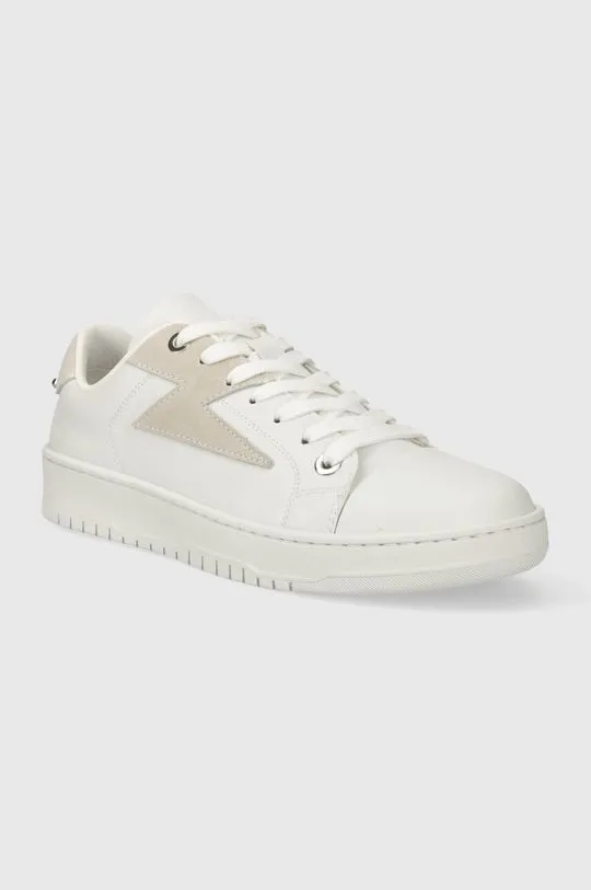 Neil Barett leather sneakers DURAN white color PBCT375A.V9002.1222