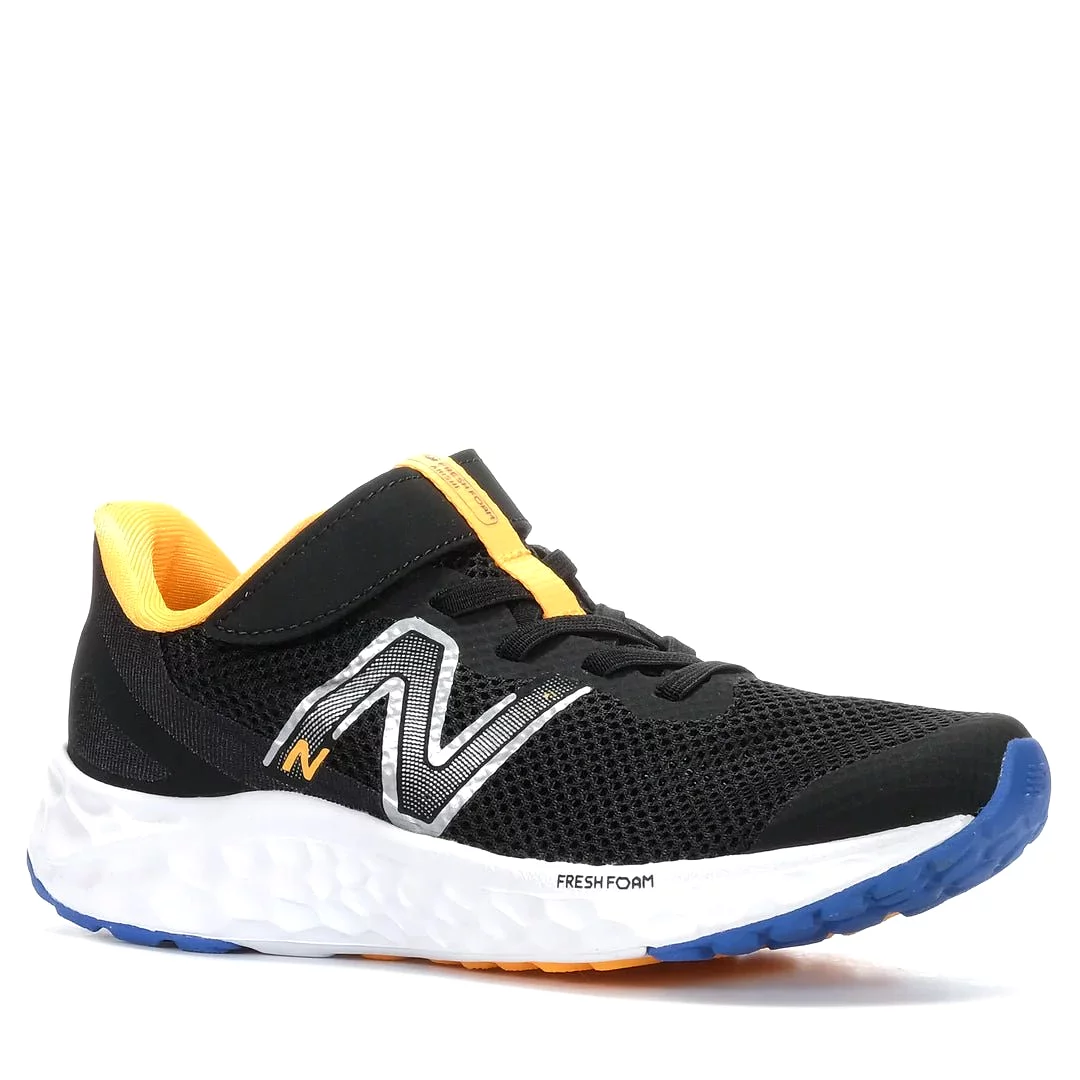 NEW BALANCE KIDS ARISHI V4 BLACK/ORANGE SHOES