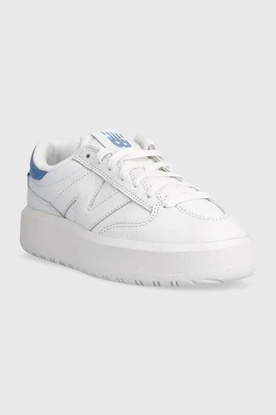 New Balance leather sneakers CT302CLD white color