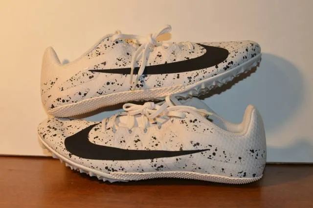 Nike zoom rival s 9 white black running track shoes sprint 907564-002 men’s 11.5