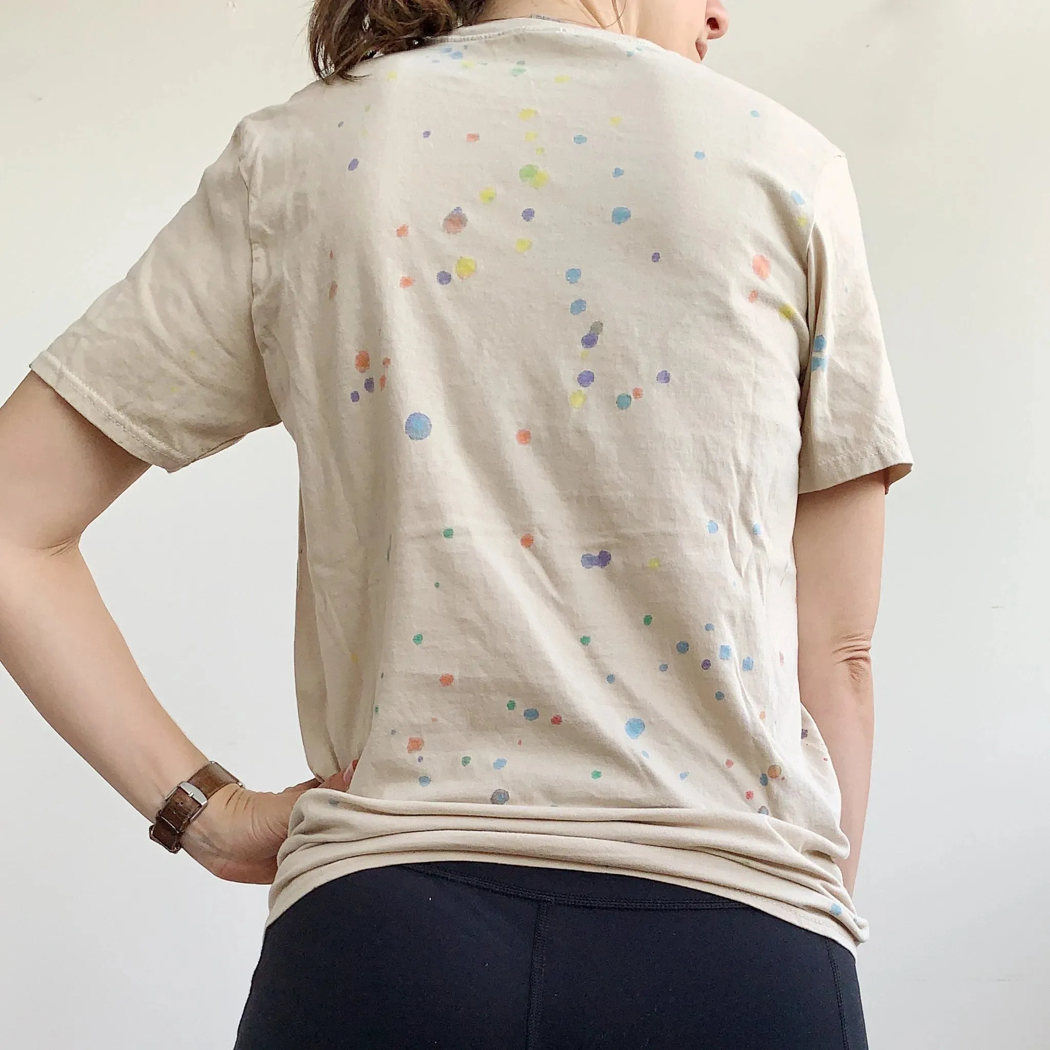 Off-White Rainbow Speckle Tee