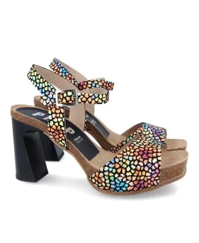 Penelope 6118 Women's printed sandals