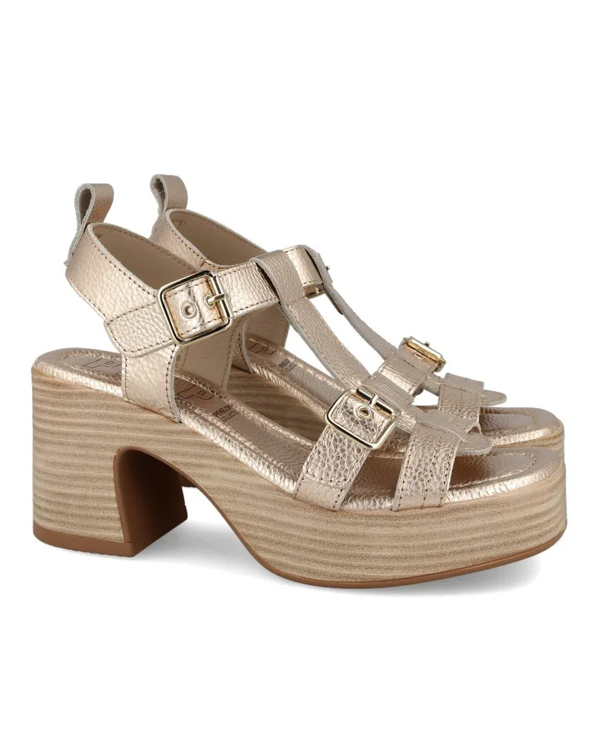 Penelope 6311 multi straps sandals with buckles