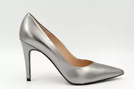 PETER KAISER Pewter Pointed Toe Stiletto Shoe