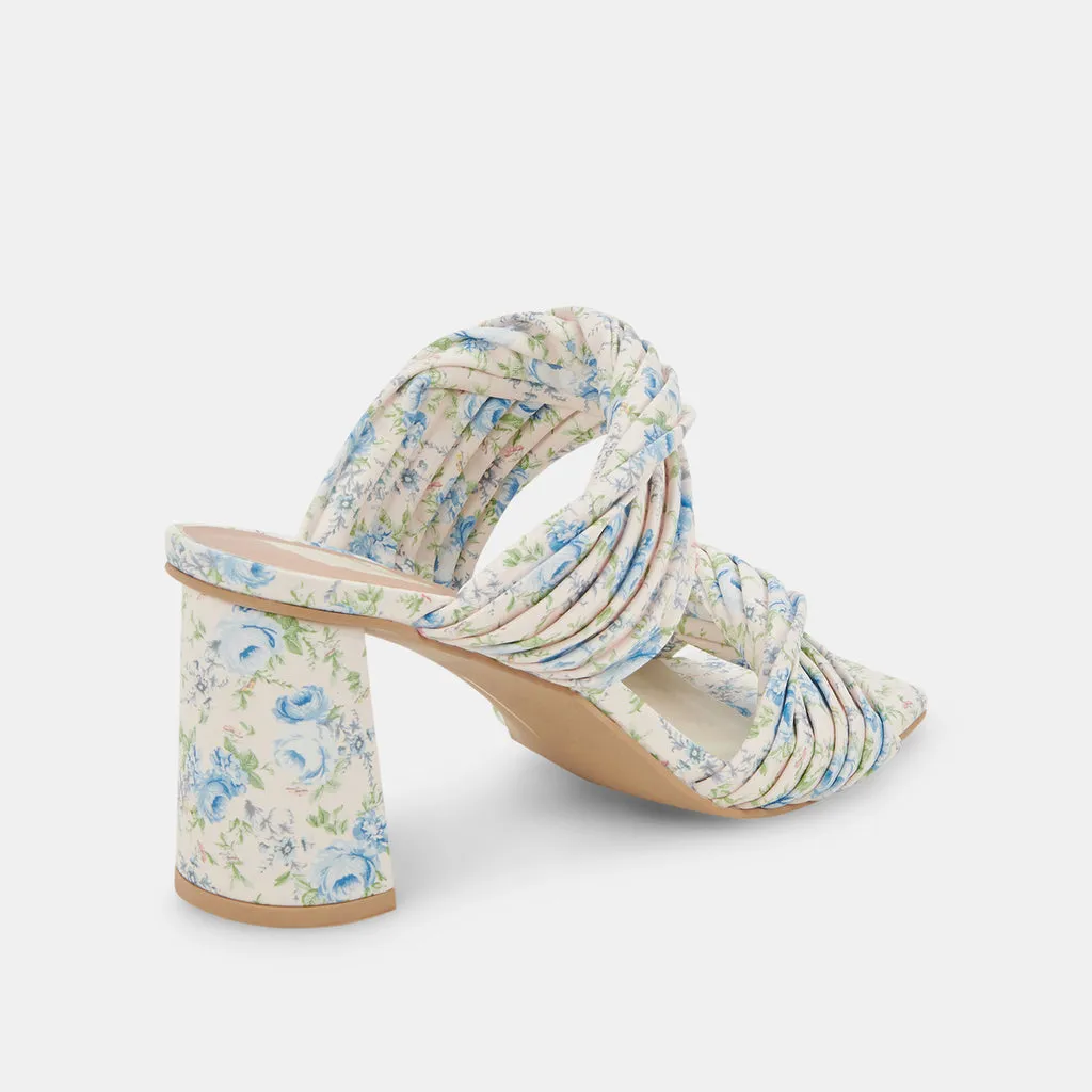 PILTON Heels Blue Floral Stella | Women's Blue Floral Heels– Dolce Vita 6895077687362