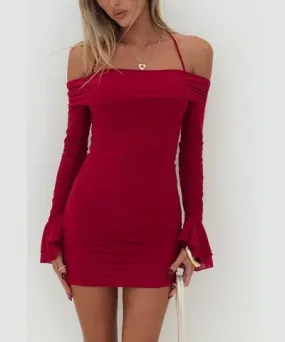 Princess Polly Taylon Off The Shoulder Mini Dress