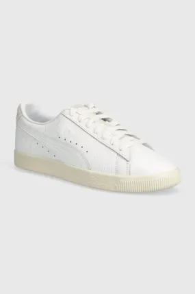 Puma leather sneakers Clyde Premium white color 394834