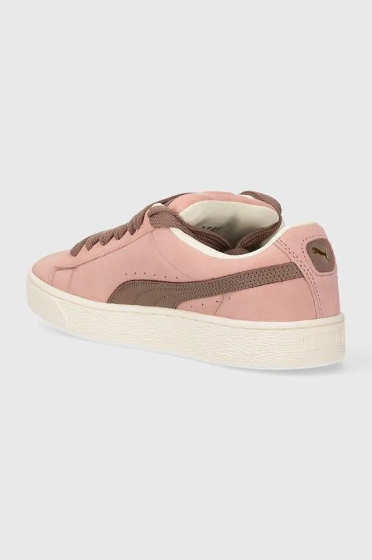 Puma leather sneakers Suede XL pink color 395205