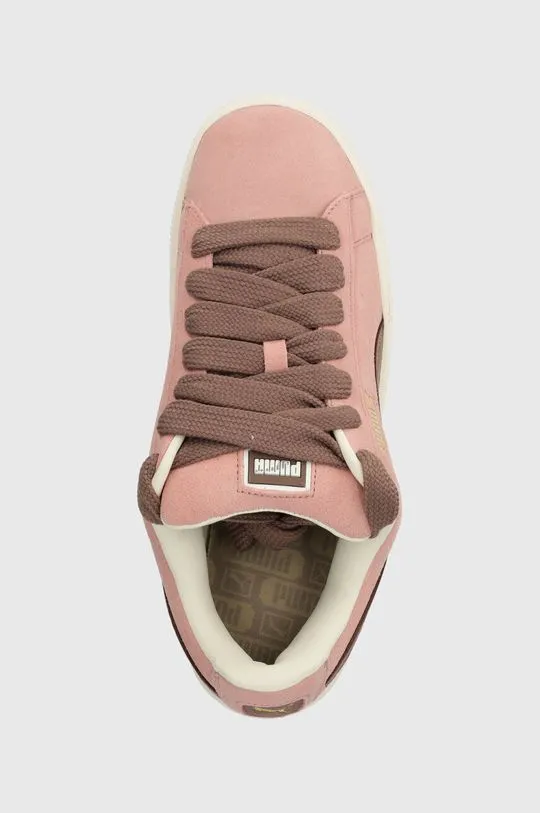 Puma leather sneakers Suede XL pink color 395205