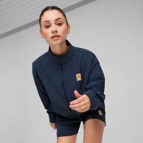 PUMA x First Mile Women's Running Jacket | Club Navy | PUMA Shoes | PUMA 