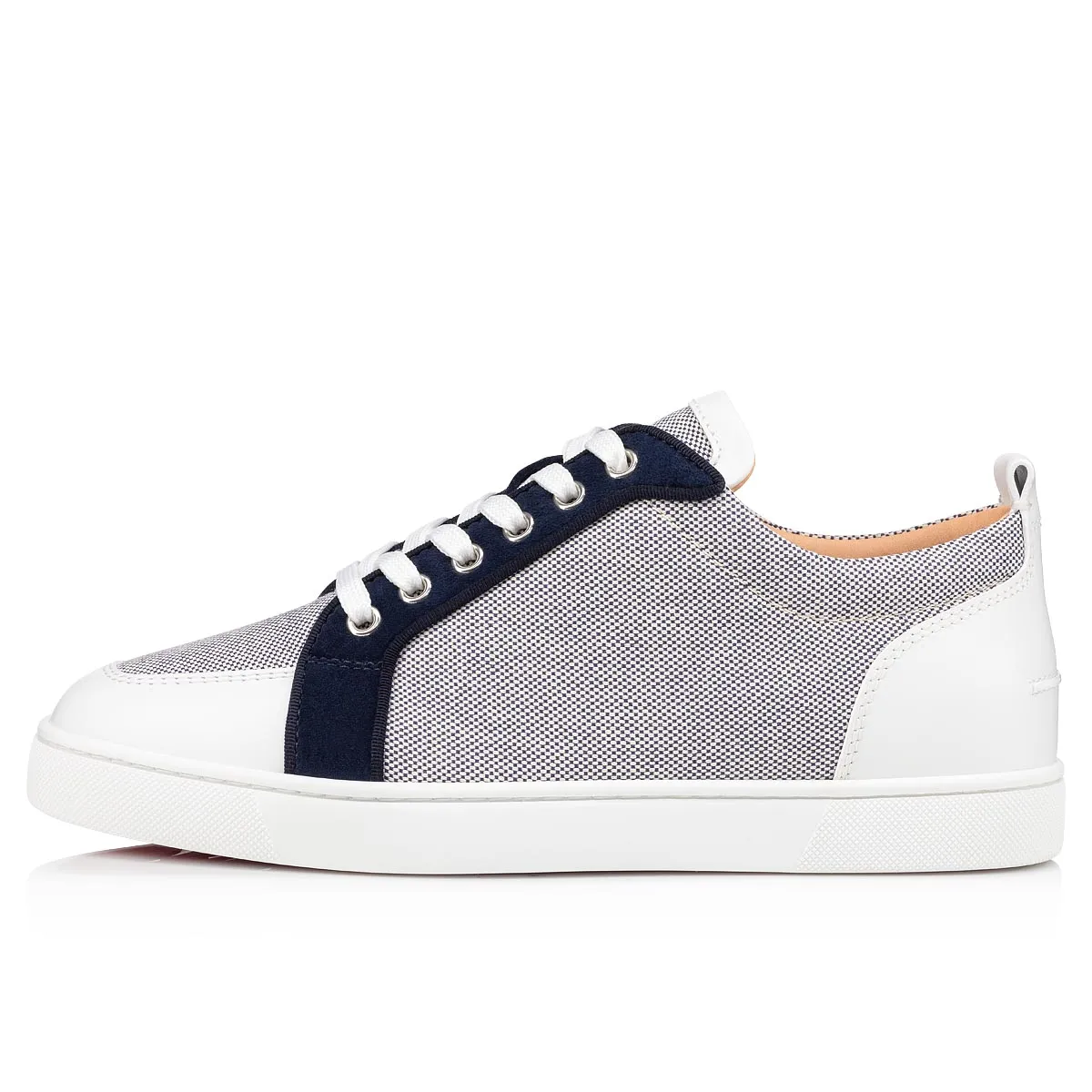 Rantulow Sneakers - Calf leather, cotton and veau velours - Navy