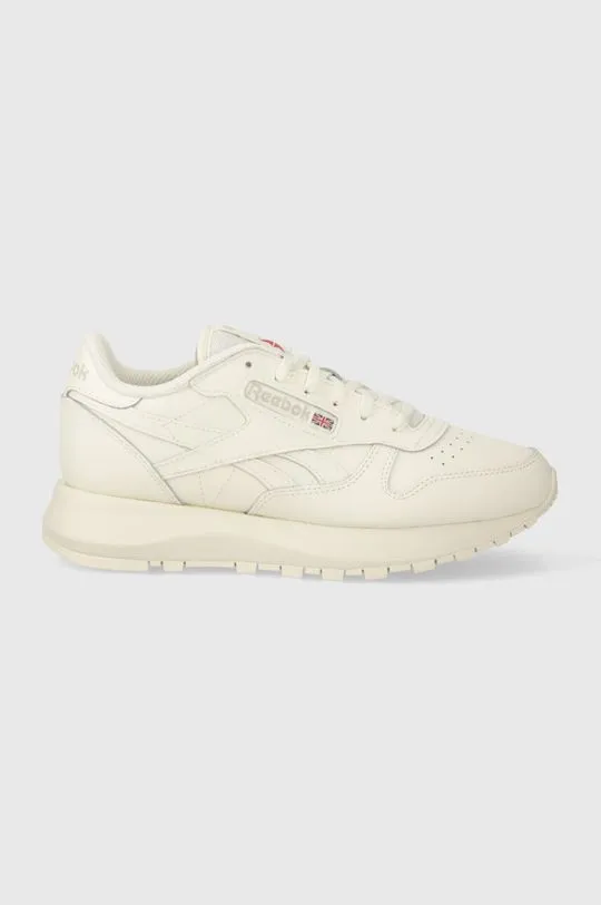 Reebok Classic leather sneakers CLASSIC LEATHER beige color